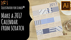 Illustrator for Lunch Make a 2017 Calendar from Scratch