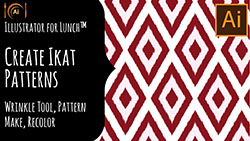 Illustrator for Lunch Create an Ikat Inspired Pattern