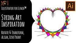 Illustrator for Lunch String Art Inspired Designs