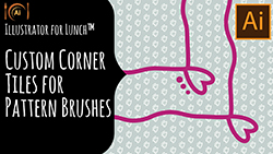 Illustrator for Lunch Custom Corner Tiles