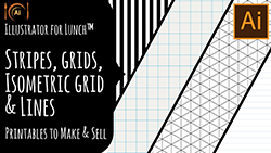 Illustrator for Lunch Make to sell Printables