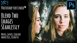 photoshop for lunch seamlessly blend two images