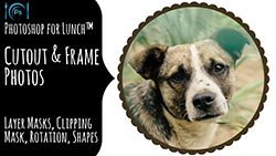 Photoshop for Lunch  Cutout and frame photos
