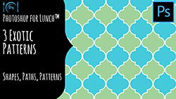 Photoshop for Lunch 3 exotic patterns