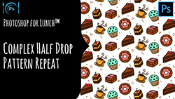 Photoshop for Lunch™ - Create Complex Half Drop Repeating Patterns