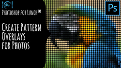Photoshop for Lunch Patterns as Photo Overlays for Social Media