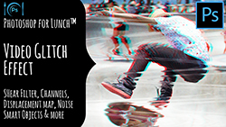 photoshop for lunch reusable video glitch