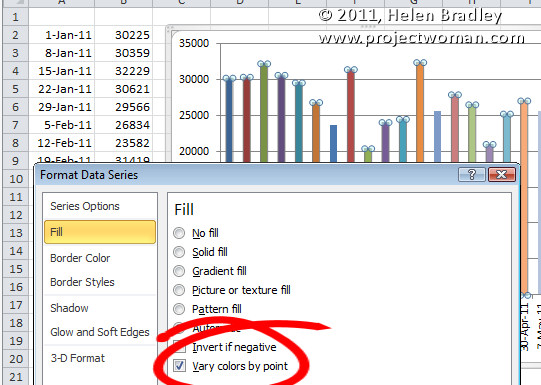 How To Change Color In Chart Excel