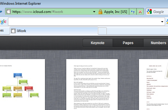 icloud iwork pc browser How to set up your PC and your iPad for the ...
