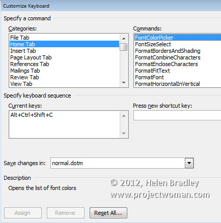 mac ms word 2010 shortcut for save as