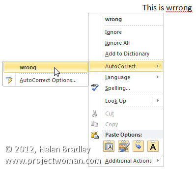 microsoft word spelling corrector