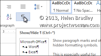 Convert text to a Microsoft Word table « projectwoman.com