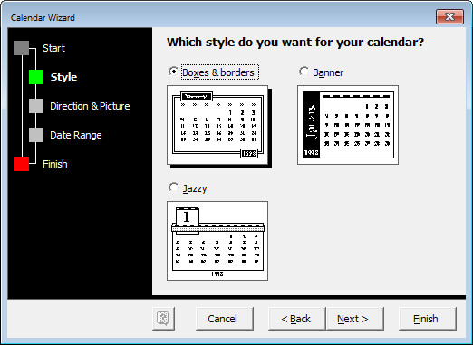 Microsoft And Wizard And Template And Calendar