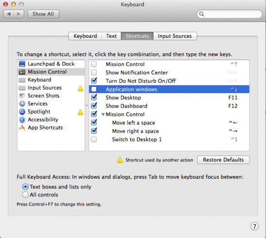 shortcut keys for mac for word