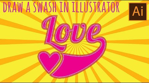 create a swash in Illustrator